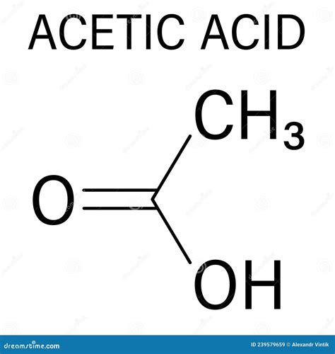 vinegar drawing|acetic acid formula vinegar.